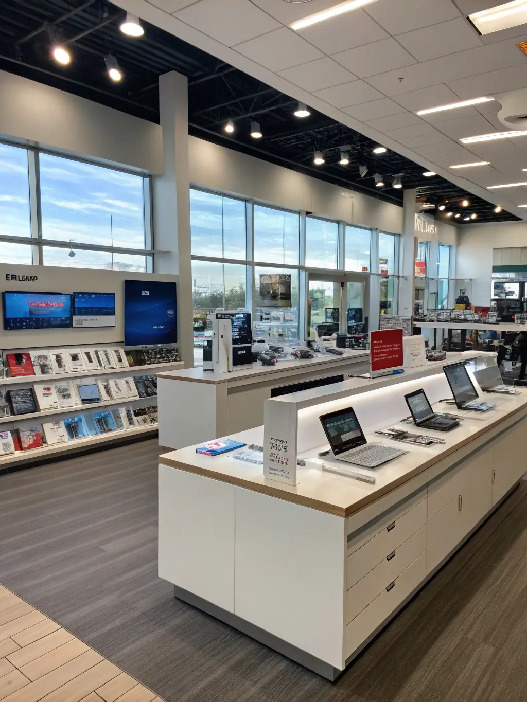 A modern image displaying various electronic gadgets, such as smartphones, laptops, and headphones, representing electronics coupons. The image should convey innovation and value.
